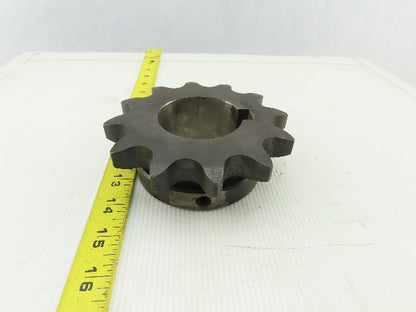 Martin 100B12 12 Tooth Single Roller Chain Sprocket 2-7/16" Keyed Bore