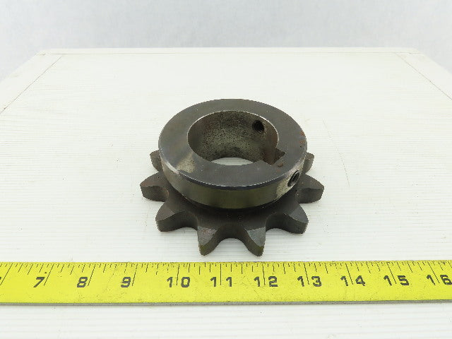 Martin 100B12 12 Tooth Single Roller Chain Sprocket 2-7/16" Keyed Bore