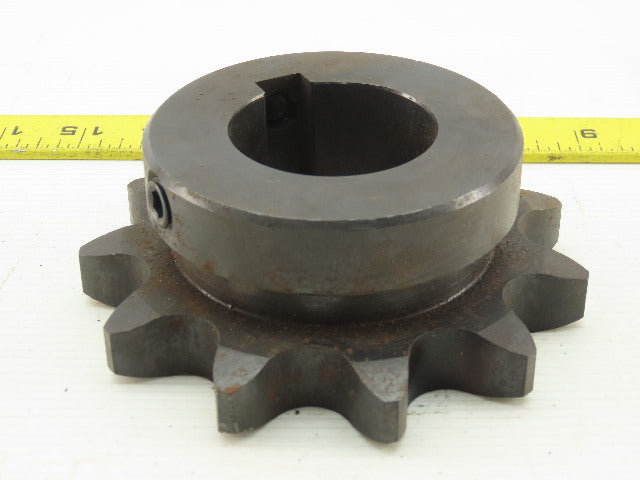 Martin 100BS11 11 Tooth Single Roller Chain Sprocket 1-15/16" Keyed Bore