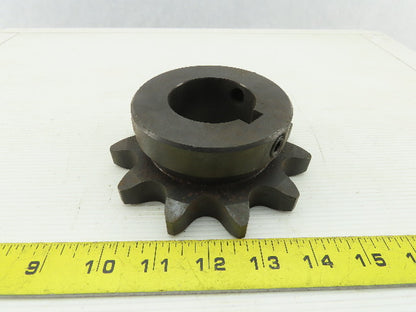 Martin 100BS11 11 Tooth Single Roller Chain Sprocket 1-15/16" Keyed Bore