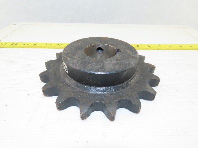 Martin 100BS17 17 Tooth Single Roller Chain Sprocket 1-15/16" Keyed Bore