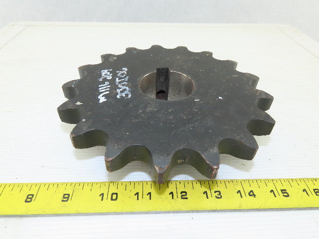 Martin 100BS17 17 Tooth Single Roller Chain Sprocket 1-15/16" Keyed Bore