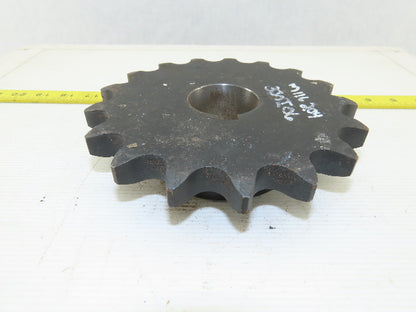 Martin 100BS17 17 Tooth Single Roller Chain Sprocket 1-15/16" Keyed Bore