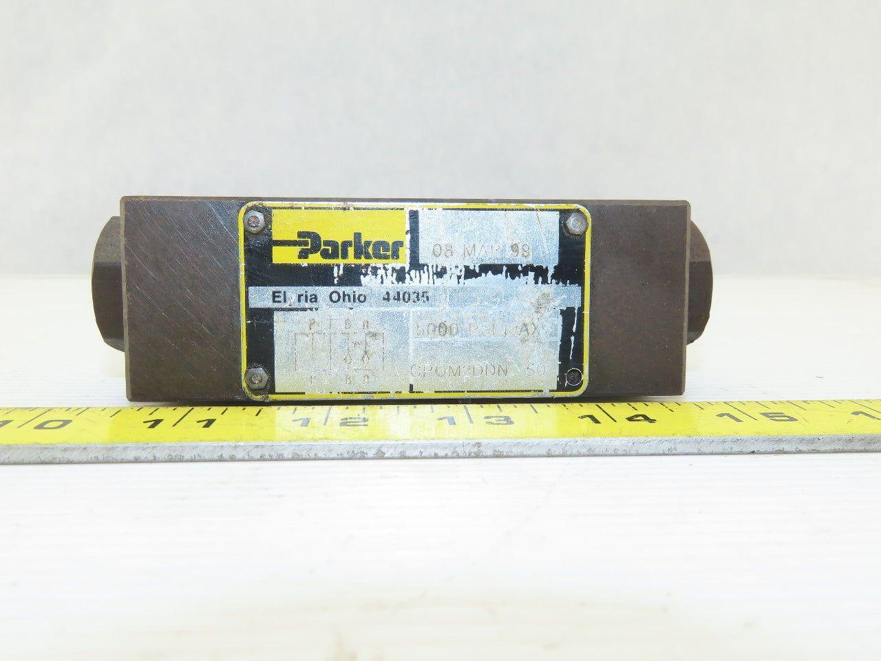 Parker CPOM2DDN 5000 PSI Hydraulic Stack Check Valve