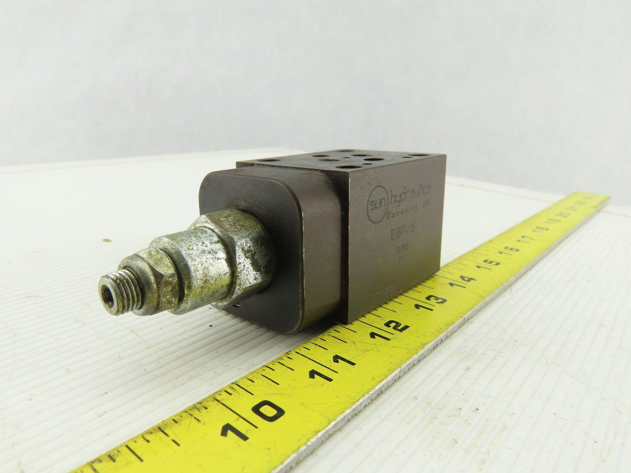 Sun Hydraulics EBS/S 9BM8 Hydraulic Valve W/9BKS8 Cartridge