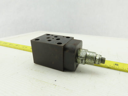 Sun Hydraulics EBS/S 9BM8 Hydraulic Valve W/9BKS8 Cartridge