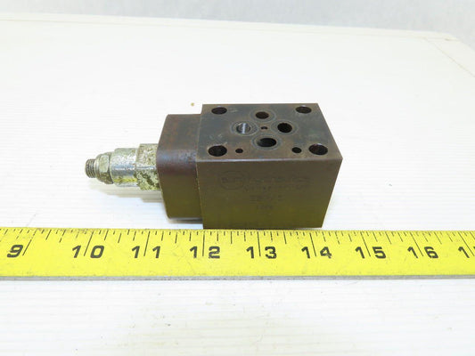 Sun Hydraulics EBS/S 9BM8 Hydraulic Valve W/9BKS8 Cartridge