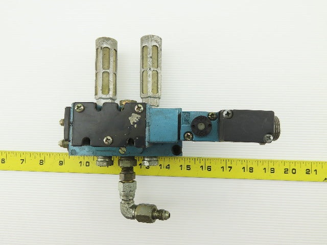 MAC MV-A1C-A111-PM-AA330 Solenoid Valve W/MM-A1c-231 Base & 120V Coil