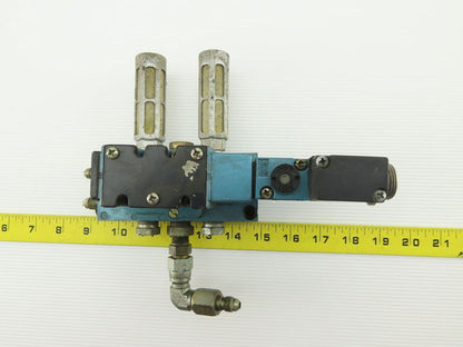 MAC MV-A1C-A111-PM-AA330 Solenoid Valve W/MM-A1c-231 Base & 120V Coil