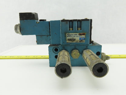 MAC MV-A1C-A111-PM-AA330 Solenoid Valve W/MM-A1c-231 Base & 120V Coil