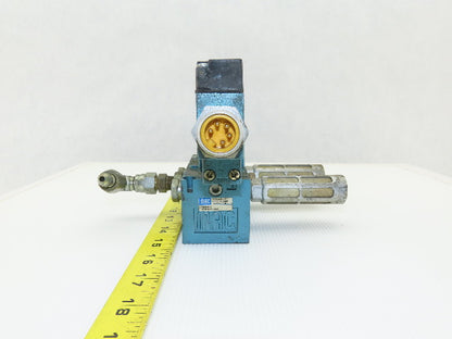 MAC MV-A1C-A111-PM-AA330 Solenoid Valve W/MM-A1c-231 Base & 120V Coil