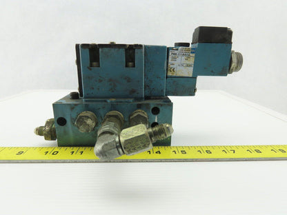 MAC MV-A1C-A111-PM-AA330 Solenoid Valve W/MM-A1c-231 Base & 120V Coil