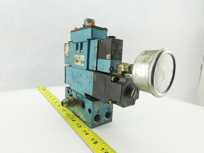 MAC MV-A1C-A251-PM-111DA9 Pneumatic Solenoid Valve W/Base & 120V Coil