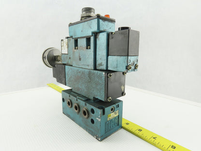 MAC MV-A1C-A251-PM-111DA9 Pneumatic Solenoid Valve W/Base & 120V Coil