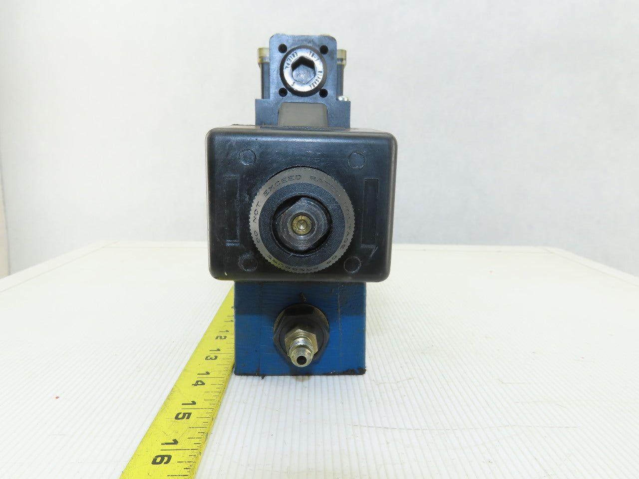 Rexroth 4WE10D40/0FCW110N9DK25L Hydraulic Control Valve W/ZDR10DP2-54/75YM/12