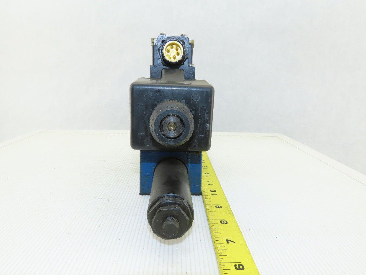 Rexroth 4WE10D40/0FCW110N9DK25L Hydraulic Control Valve W/ZDR10DP2-54/75YM/12