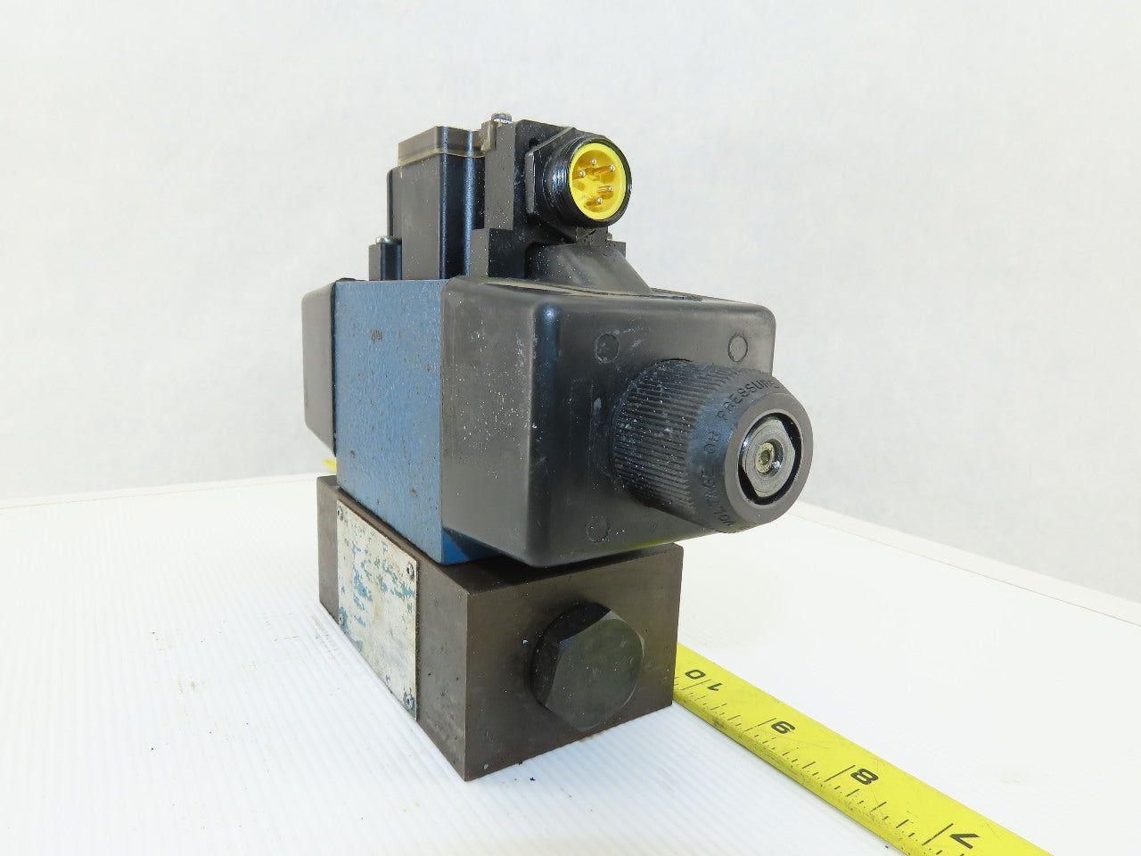 Rexroth 4WE110J40/CW110N9DK25L Hydraulic Control Valve W/120V Coil