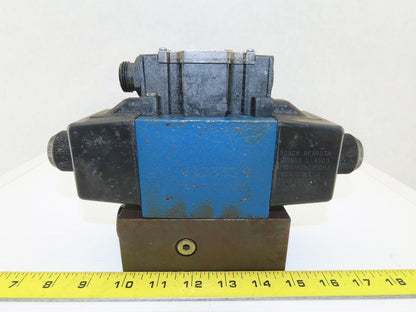 Rexroth 4WE110J40/CW110N9DK25L Hydraulic Control Valve W/120V Coil