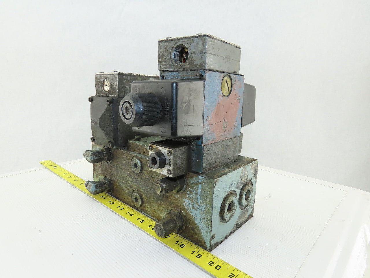 Rexroth Hydraulic valves W/3 Port Manifold Base Assembly