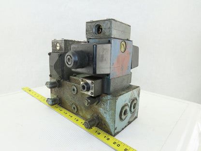 Rexroth Hydraulic valves W/3 Port Manifold Base Assembly