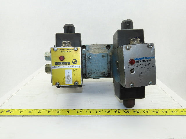 Rexroth Hydraulic valves W/3 Port Manifold Base Assembly