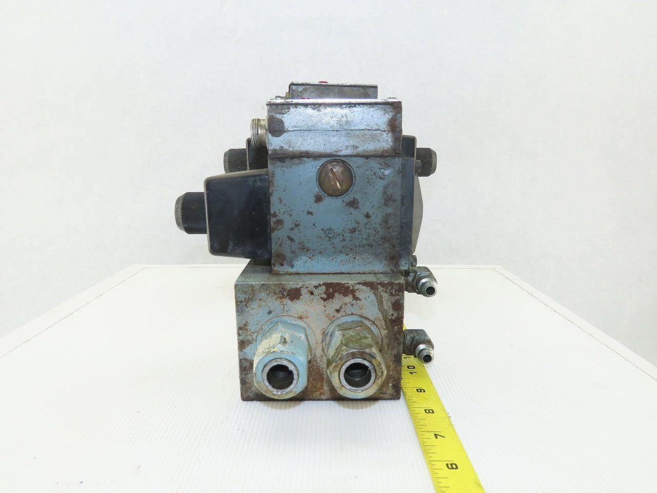Rexroth Hydraulic valves W/3 Port Manifold Base Assembly