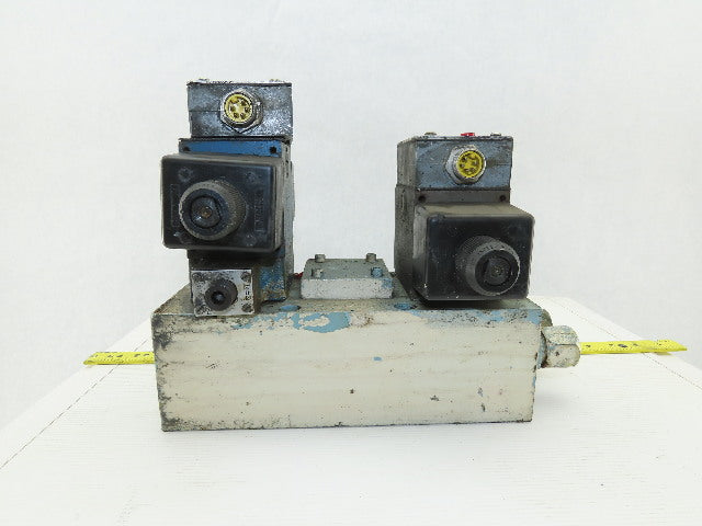Rexroth Hydraulic valves W/3 Port Manifold Base Assembly