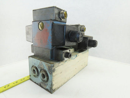 Rexroth Hydraulic valves W/3 Port Manifold Base Assembly