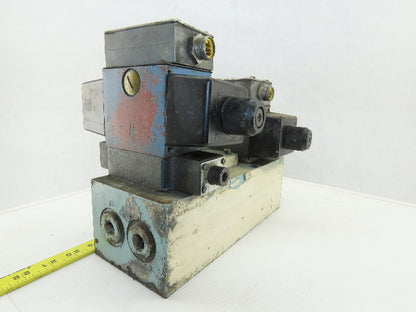 Rexroth Hydraulic valves W/3 Port Manifold Base Assembly