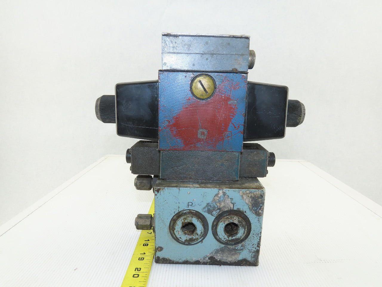 Rexroth Hydraulic valves W/3 Port Manifold Base Assembly