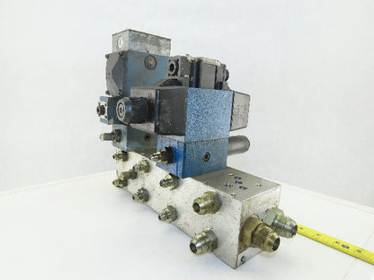 Rexroth Hydraulic valves W/3 Port Manifold Base Assembly
