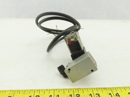 Parker PA1063-0033-00-V9 361H-RF-1/8-NG Pneumatic Valve 1/8" NPT W/KZ3519 24VDC