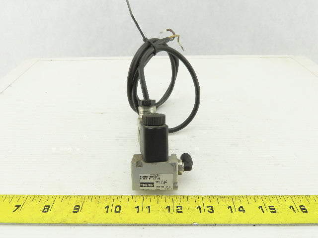 Parker PA1063-0033-00-V9 361H-RF-1/8-NG Pneumatic Valve 1/8" NPT W/KZ3519 24VDC