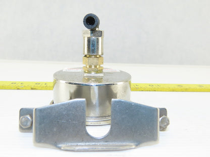 Pneumatic 2-1/2" Panel Mount Oil Filled Pressure Gauge 0-6 Bar