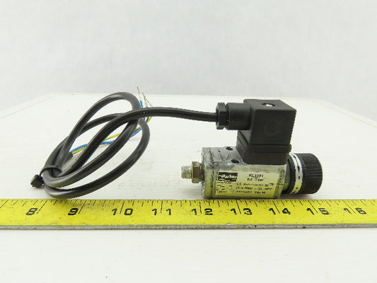 Parker KL3201 Adjustable Pneumatic pressure Switch 0.2 To 2 Bar 250V Max 6A