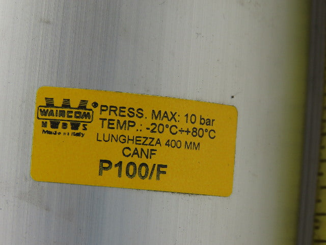 Waircom P100F Aluminum Pneumatic Expansion Tank 10 Bar Max W/Clamp Bracket