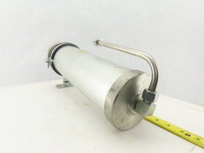 Waircom P100F Aluminum Pneumatic Expansion Tank 10 Bar Max W/Clamp Bracket