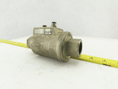 Legris DN20 PN10 MS58 Axial Pneumatic Valve 3/4" NPT