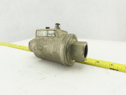 Legris DN20 PN10 MS58 Axial Pneumatic Valve 3/4" NPT