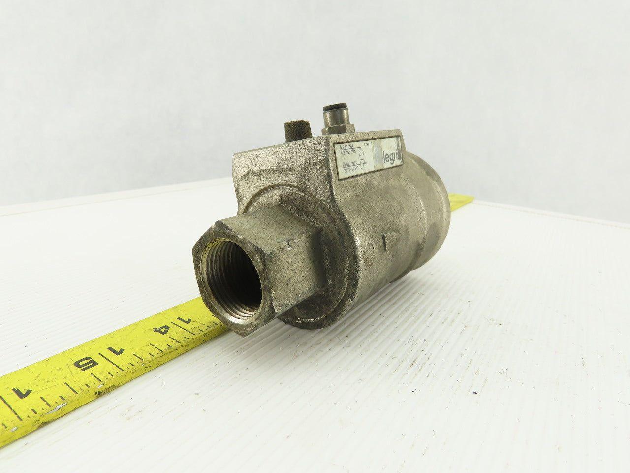 Legris DN20 PN10 MS58 Axial Pneumatic Valve 3/4" NPT
