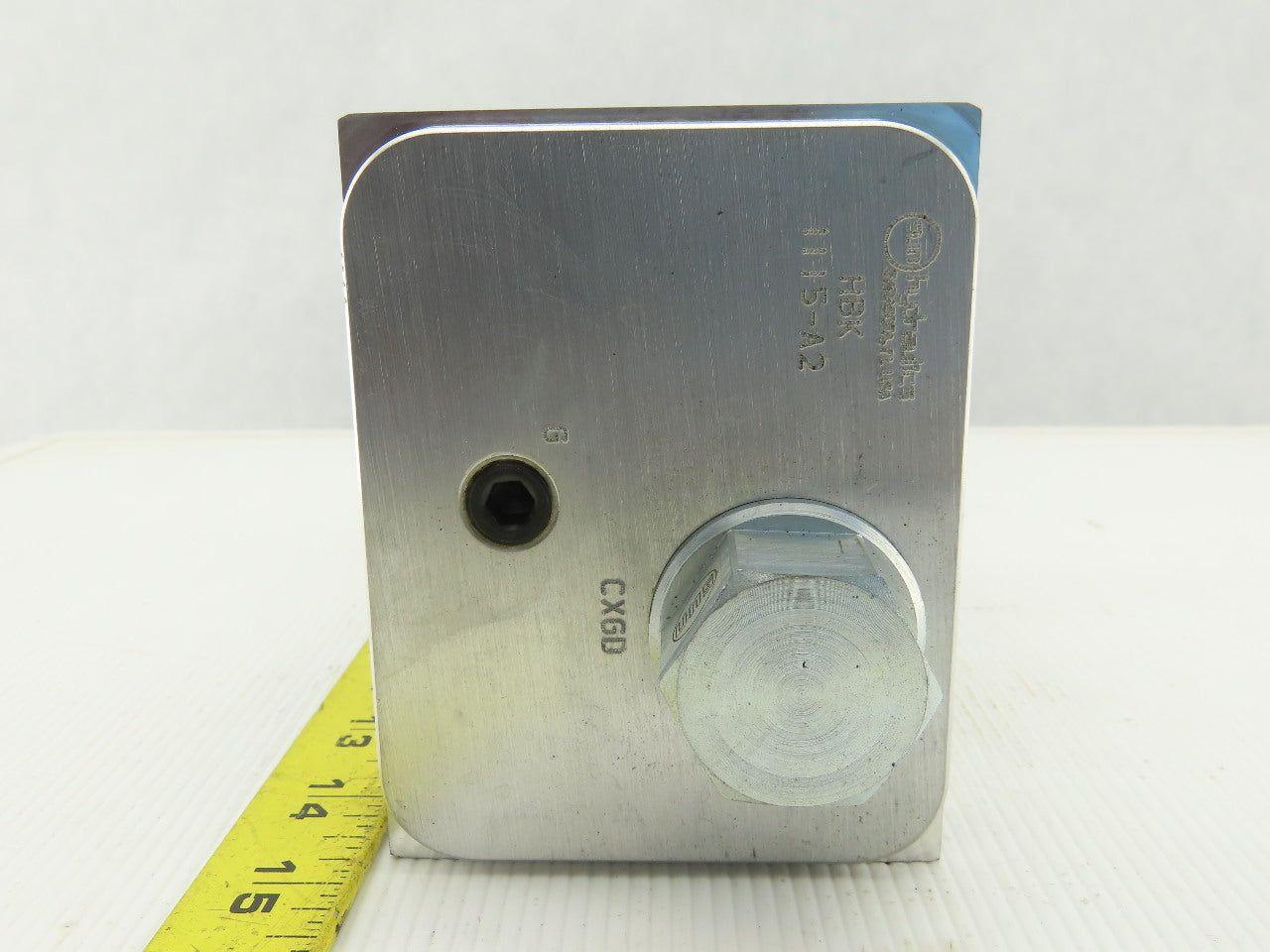 Sun Hydraulics HBK 1115-A2 Hydraulic 1IH5 Cartridge Valve Block