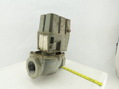 Honeywell V-4055A-1001 Fluid Power Gas Valve 110/120V 2-1/2"NPT 26 Sec.