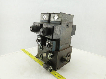 Rexroth 4WE10D31/0FCW110N9DAL 4/2 Way Hydraulic Valve Check Assembly 115V Coil