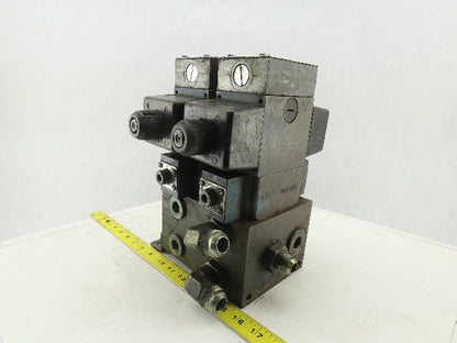 Rexroth 4WE10D31/0FCW110N9DAL 4/2 Way Hydraulic Valve Check Assembly 115V Coil