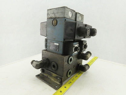 Rexroth 4WE10D31/0FCW110N9DAL 4/2 Way Hydraulic Valve Check Assembly 115V Coil