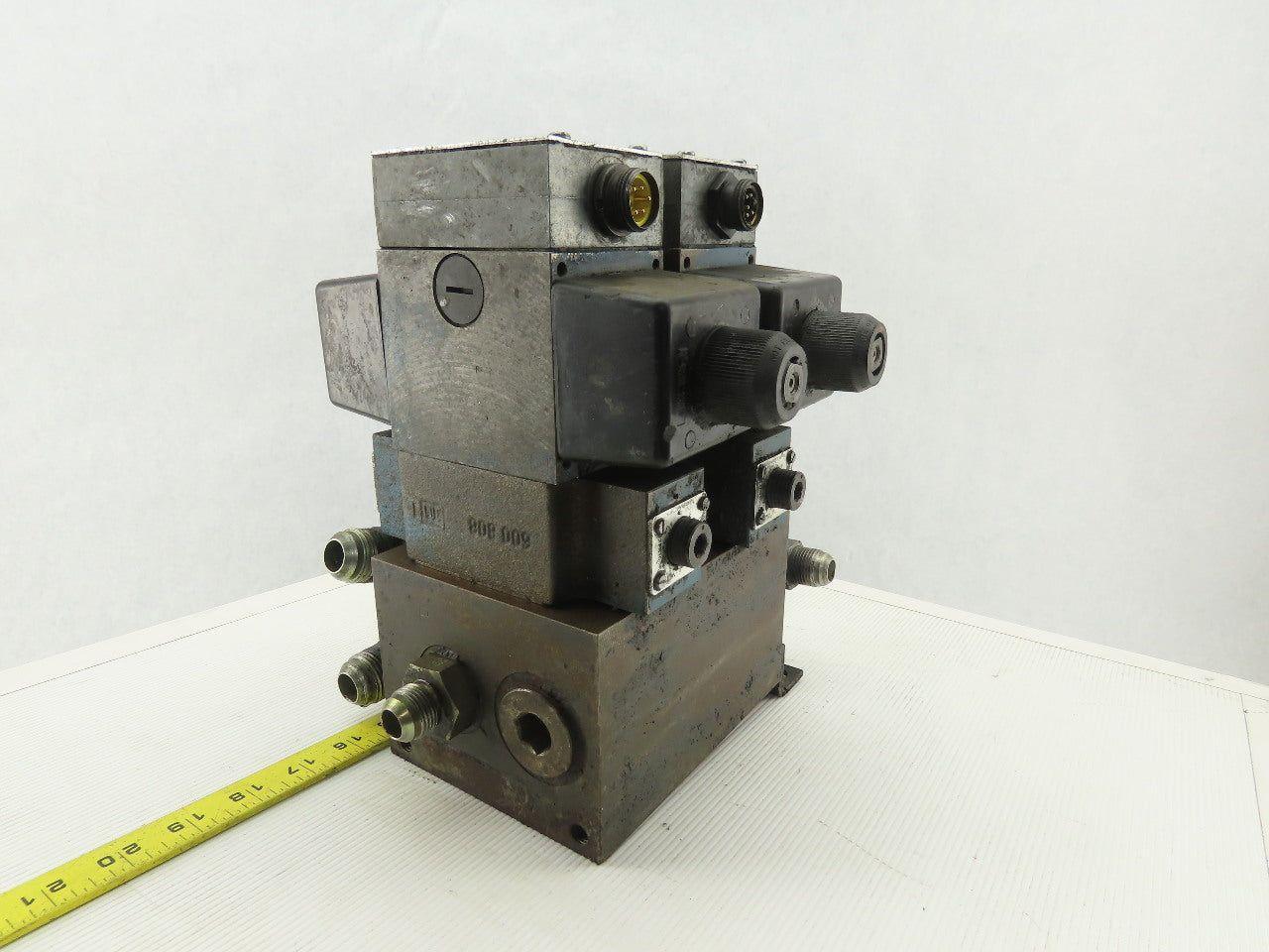 Rexroth 4WE10D31/0FCW110N9DAL 4/2 Way Hydraulic Valve Check Assembly 115V Coil