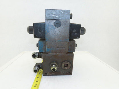 Rexroth 4WE10D31/0FCW110N9DAL 4/2 Way Hydraulic Valve Check Assembly 115V Coil