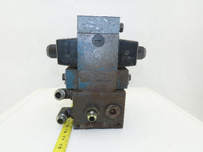 Rexroth 4WE10D31/0FCW110N9DAL 4/2 Way Hydraulic Valve Check Assembly 115V Coil