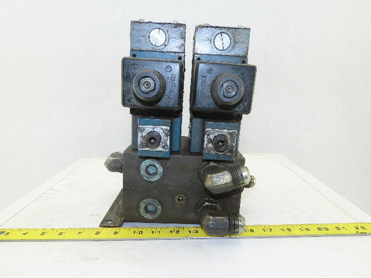 Rexroth 4WE10D31/0FCW110N9DAL 4/2 Way Hydraulic Valve Check Assembly 115V Coil