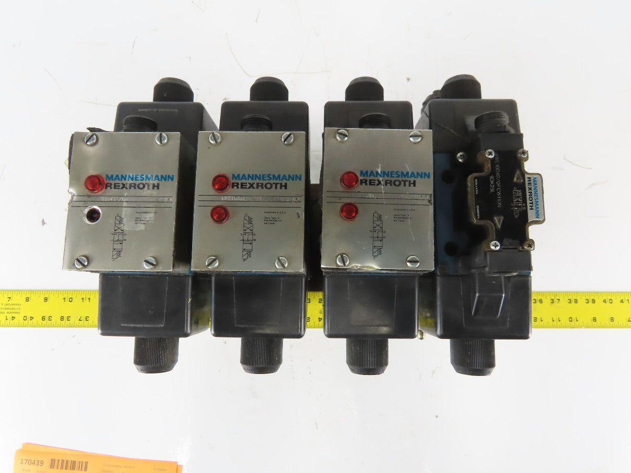 Rexroth 4WE10J31/CW110N9DAL 4/3 Way Hydraulic Regulated Check Valve Assembly